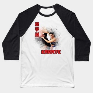 Woman Martial Art - Girl Power Baseball T-Shirt